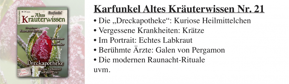 Altes Kräuterwissen Nr. 21