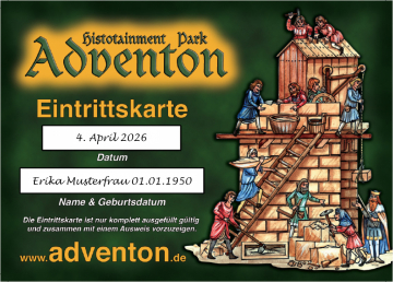 Vorverkaufskarte Kind Wikingerfest 4.-6.4.2026