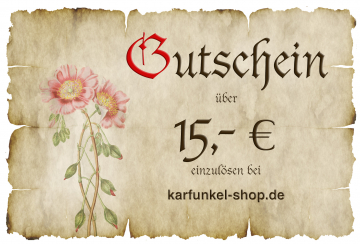 Gutschein 15,- €