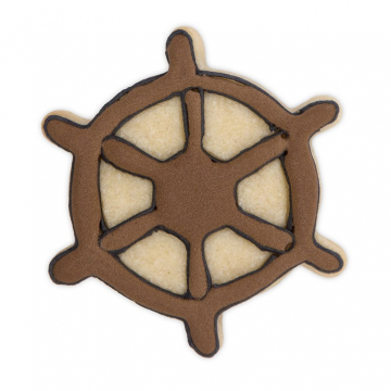 Prägeausstecher &quote;Steuerrad&quote; • 6,5 cm