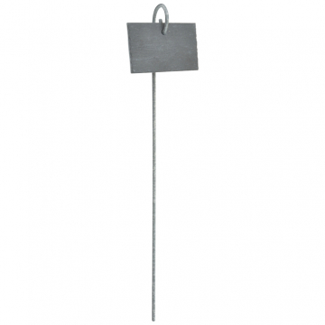 Pflanzenschild Schiefer • am Haken, 36 cm