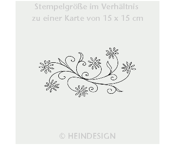 Motivstempel Zierliche Blüten
