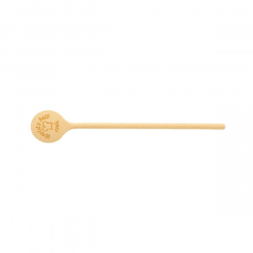 Kochlöffel rund mit Spruch „World’s best cook“ aus Holz 30 cm