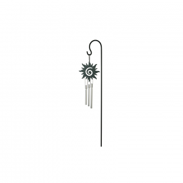Ornament Klangspiel Gartenstecker, Sonne, ca. 45 cm