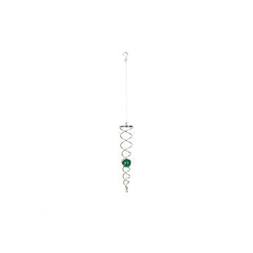 NATURE'S MELODY - Kristall Wirbel Windspiel, grün, ca. 30 cm