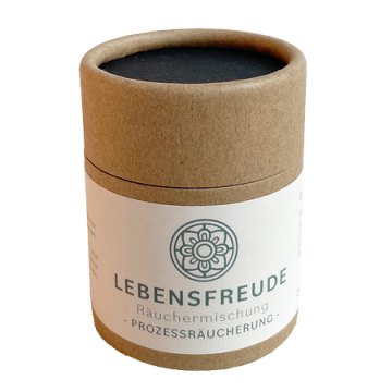 Räuchermischung in Pappdose - Lebensfreude, 50 ml