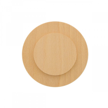 Bierglasdeckel aus Buchenholz Bierglasdeckel aus Buchenholz