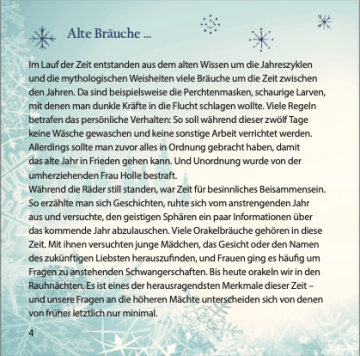 Die Rauhnächte als Quelle der Ruhe und Kraft CD, Vera Griebert-Schröder, Franziska Muri
