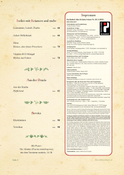 Altes Kräuterwissen Nr. 18 (ePaper)