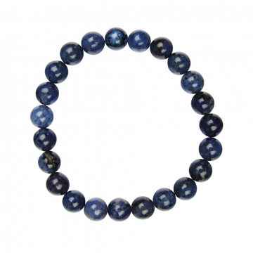 Armband, Dumortierit, 8 mm Kugeln