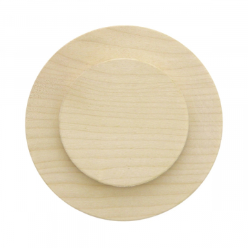 Bierglasdeckel aus Ahornholz