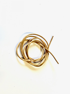 Rundriemen 100 cm x 2 mm, natur