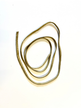 Velourslederriemen ca. 100 cm, natur