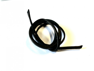 Vollrindlederriemen 100 cm, schwarz