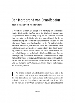 Der Mordbrand von Örnolfsdalur und andere Isländer-Sagas, Tilman Spreckelsen, Kat Menschik