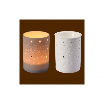 Aromalampe „Sternenhimmel“, Porzellan