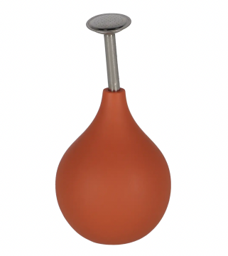 Giessbrause Ball, terrakottafarben