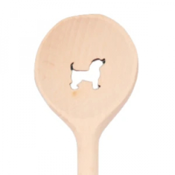 Kochlöffel rund, mit Motiv Hund