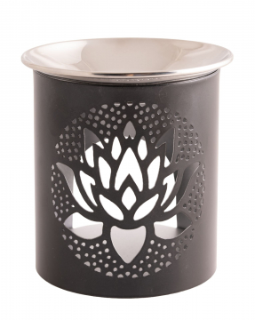 Räuchergefäß Lotus mit Edelstahlschale