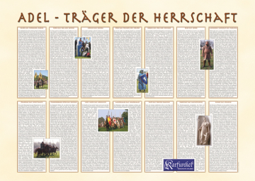 Plakat: Adel - Träger der Herrschaft