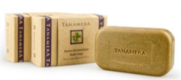 Tanamera® Braune Körperpeeling Seife, vegan 125g