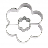 Ausstechform "Blume in Blume" ca. 4,5 cm