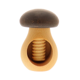 Nussknacker Pilz aus Holz, braun