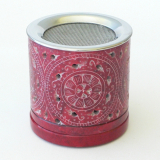 Räuchergefäß „Shrila“ mit Sieb, rot