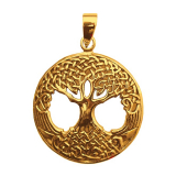 Anhänger "Keltischer Lebensbaum", Messing