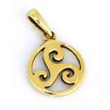 Anhänger Triskele, Bronze