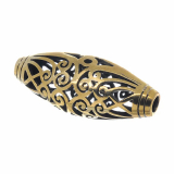 Anhänger Rolle mit Ornamenten, Bronze