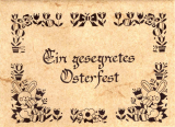 Karte mit Umschlag • Gesegnetes Osterfest