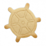 Prägeausstecher &quote;Steuerrad&quote; • 6,5 cm