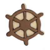 Prägeausstecher &quote;Steuerrad&quote; • 6,5 cm