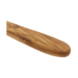 Kochlöffel, oval, flacher Griff, aus Olivenholz 30 cm
