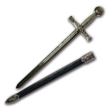 Brieföffner: Schwert Excalibur mit Scheide
