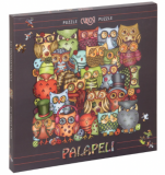 Palapeli Rahmenpuzzle Eulen