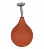 Giessbrause Ball, terrakottafarben