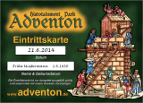 Vorverkaufskarte Erwachsene Tagesticket Herbstfest / Große Schlacht 14.-15.10.2023